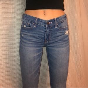 Hollister low rise super skinny jeans